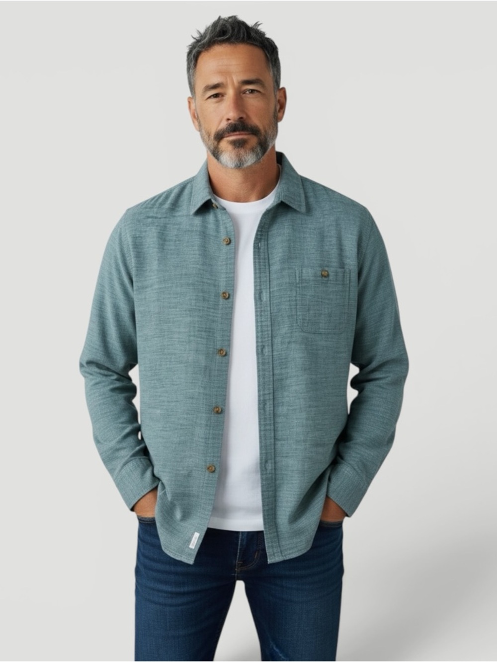 Alesbury Men's Casual Long-Sleeve‎ Button-Down Shirt, Size 2XL, MSRP $78